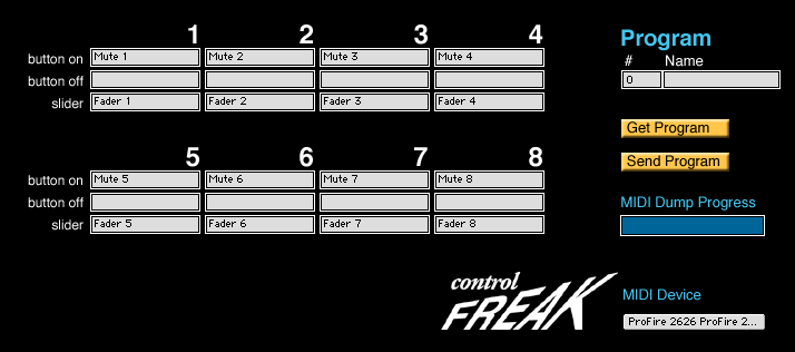 Control Freak Original Editor