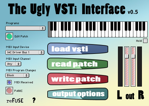 Ugly VSTi Interface