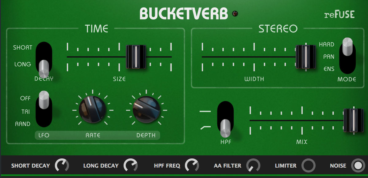 Bucketverb faceplate